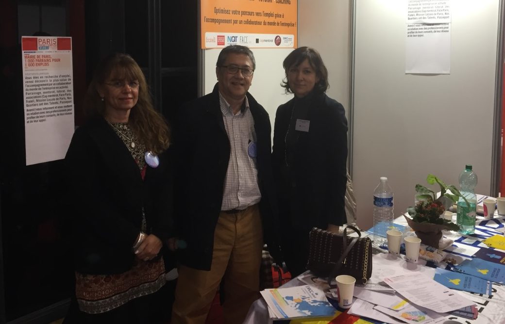 Cap mentorat et la Mairie de Paris pour faire découvrir le mentorat au Salon pour l’emploi des jeunes