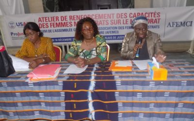 Le mentorat pour renforcer la présence des femmes magistrats en Côte-d’Ivoire